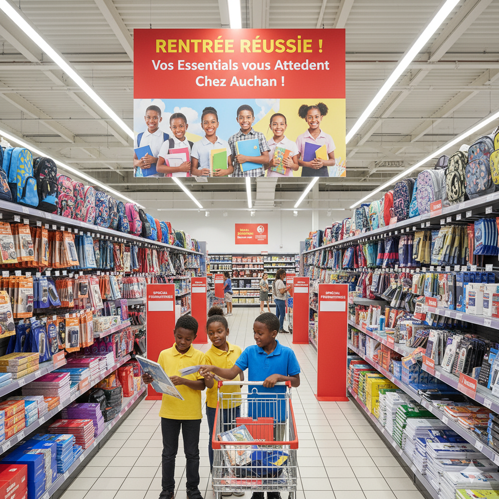 Rentée Réussie : Vos Essentiels vous Attendent Chez Auchan Martinique !