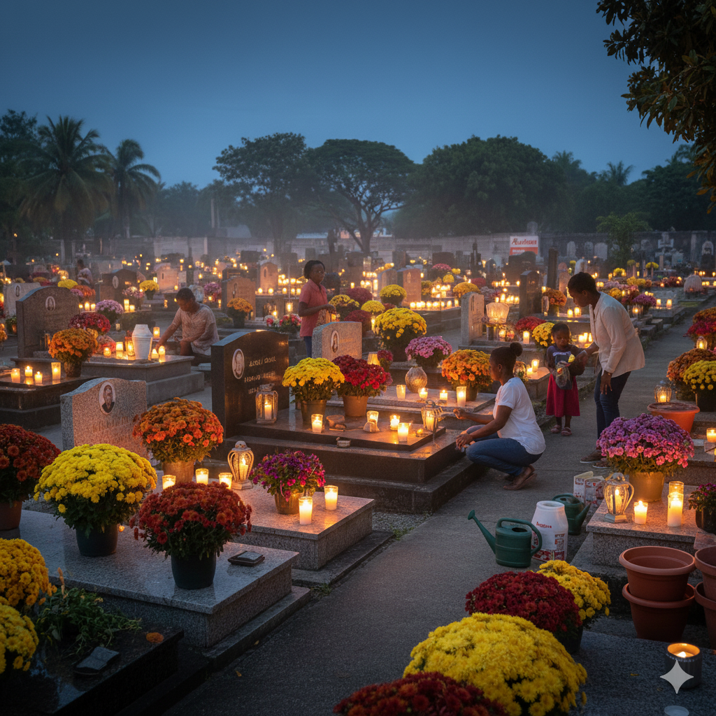 Lumière et Partage : Préparez la Toussaint avec Auchan Martinique
